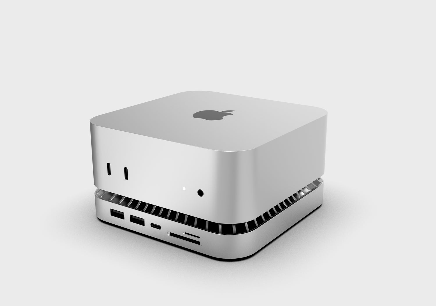 RayCue New M4/2024 Mac Mini Hub & Stand with NVMe/M.2 SATA SSD Enclosure: Unlock the True Potential of Your Mac Mini