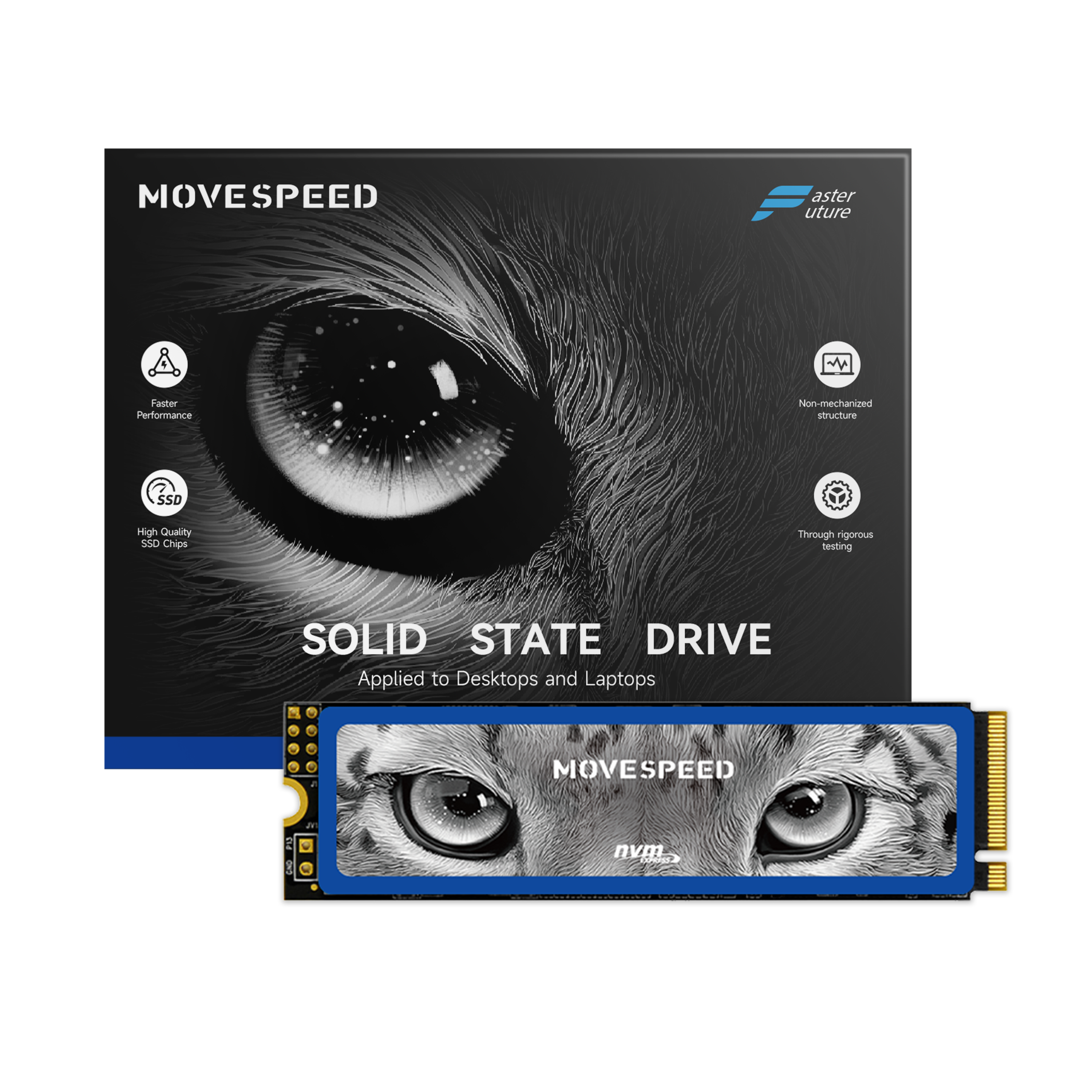 MOVE SPEED Jaguar 3500MB/s NVMe M.2 PCIE 3.0 x 4 512GB/1TB/2TB SSD