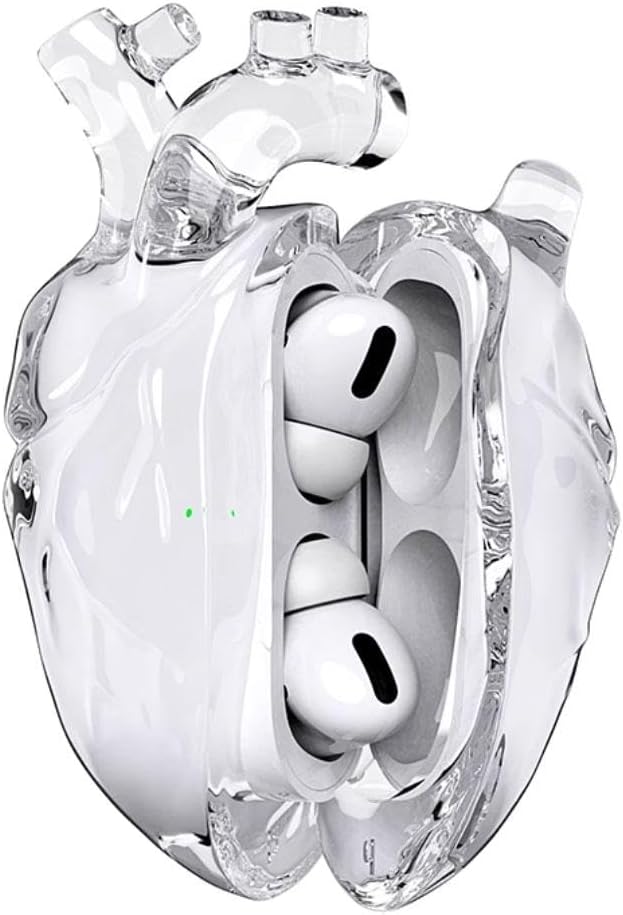 Airpods Pro2/3 Case Heart Earphone Case 3D Liquid Silica Gel Earphone Cover