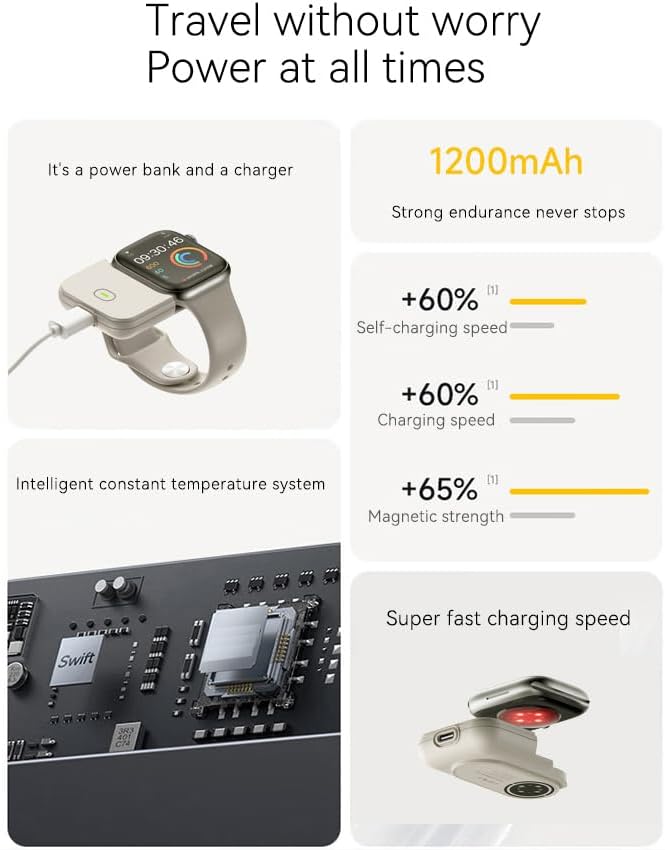 iWatch Charger Fast Charging Power Bank Case