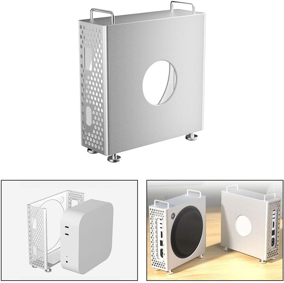 RAYCUE Mac Pro Vibe in Mac Mini Size Mac Pro Case for Mac Mini M4 Pro