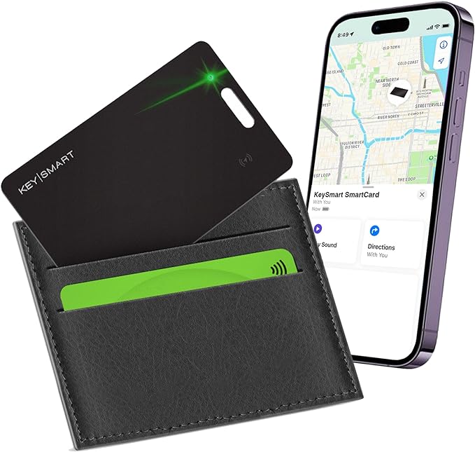 SmartCard Wallet Tracker Card, Apple Find My App Compatible